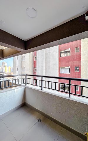 Studio à venda com 25m², 1 quarto e sem vagaVaranda