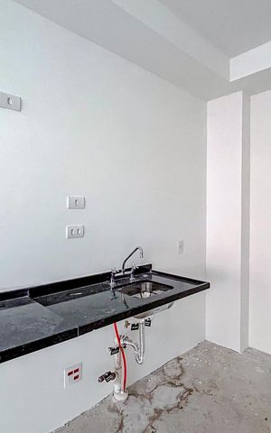 Studio à venda com 25m², 1 quarto e sem vagaCozinha