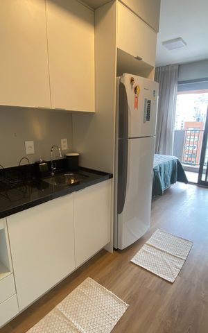 Studio à venda com 25m², 1 quarto e sem vaga