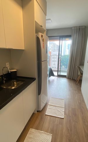 Studio à venda com 25m², 1 quarto e sem vaga