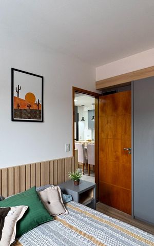 Apartamento à venda com 55m², 2 quartos e 1 vagaSuíte 