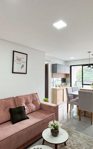 Apartamento à venda com 55m², 2 quartos e 1 vagaSala