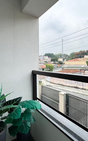 Apartamento à venda com 55m², 2 quartos e 1 vagaSacada