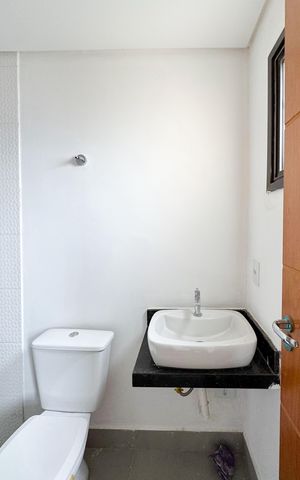 Apartamento à venda com 55m², 2 quartos e 1 vagaBanheiro - Suíte 