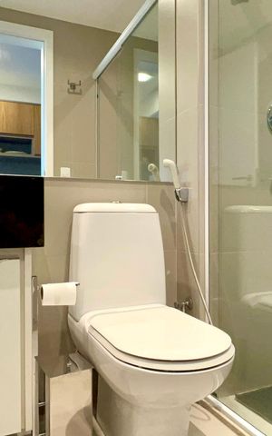 Studio para alugar com 46m², 1 quarto e 1 vaga Studio para alugar com 46m², 1 quarto e 1 vagaBanheiro