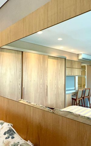 Studio para alugar com 46m², 1 quarto e 1 vaga Studio para alugar com 46m², 1 quarto e 1 vagaQuarto