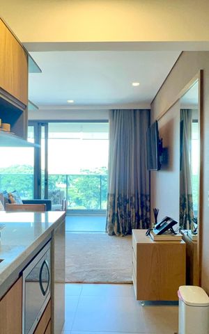 Studio para alugar com 46m², 1 quarto e 1 vaga Studio para alugar com 46m², 1 quarto e 1 vagaCozinha