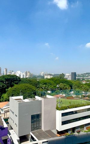 Studio para alugar com 46m², 1 quarto e 1 vaga Studio para alugar com 46m², 1 quarto e 1 vagaVista da Varanda