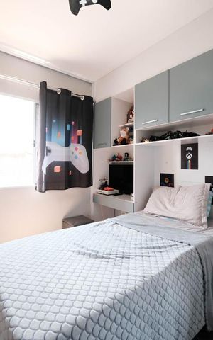 Casa de condomínio à venda com 115m², 3 quartos e 2 vagasQuarto 1
