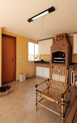 Casa de condomínio à venda com 115m², 3 quartos e 2 vagasÁrea gourmet