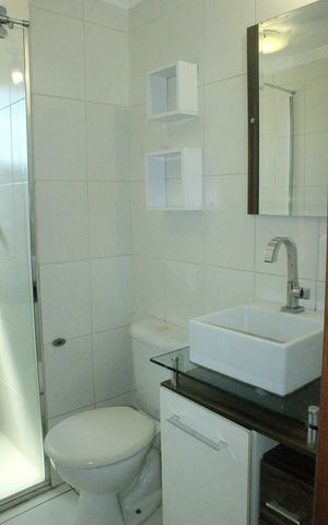 Apartamento à venda com 61m², 2 quartos e 1 vagaBanheiro social 