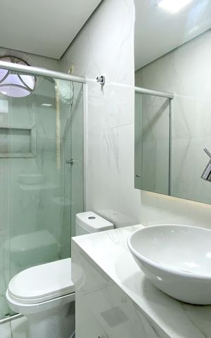 Apartamento à venda com 100m², 3 quartos e 1 vaga Apartamento à venda com 100m², 3 quartos e 1 vagaBanheiro