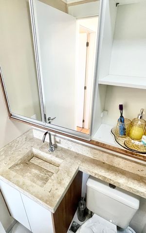 Apartamento à venda com 39m², 2 quartos e 1 vaga Apartamento à venda com 39m², 2 quartos e 1 vagaBanheiro