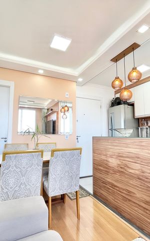 Apartamento à venda com 39m², 2 quartos e 1 vaga Apartamento à venda com 39m², 2 quartos e 1 vagaSala/Cozinha