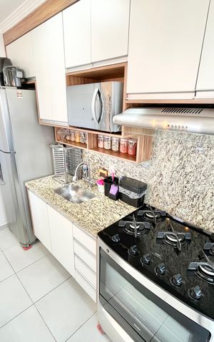 Apartamento à venda com 39m², 2 quartos e 1 vaga Apartamento à venda com 39m², 2 quartos e 1 vagaSala/Cozinha