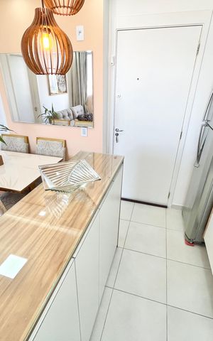 Apartamento à venda com 39m², 2 quartos e 1 vaga Apartamento à venda com 39m², 2 quartos e 1 vagaSala/Cozinha