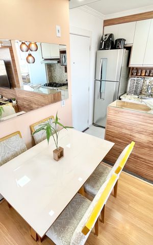 Apartamento à venda com 39m², 2 quartos e 1 vaga Apartamento à venda com 39m², 2 quartos e 1 vagaSala/Cozinha