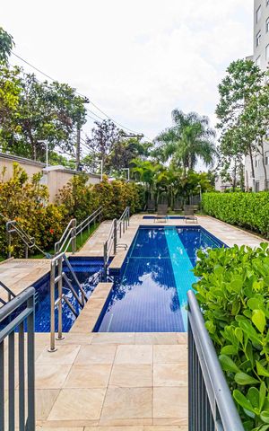Apartamento à venda com 48m², 2 quartos e 1 vaga Apartamento à venda com 48m², 2 quartos e 1 vagaÁrea comum - Piscina