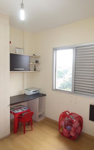 Apartamento à venda com 90m², 3 quartos e 1 vagaQuarto 3