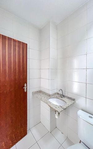 Casa de condomínio à venda com 83m², 3 quartos e 2 vagasBanheiro
