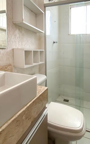 Apartamento à venda com 110m², 3 quartos e 2 vagas Apartamento à venda com 110m², 3 quartos e 2 vagasBanheiro da Suíte 1