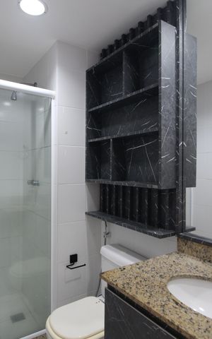 Apartamento para alugar com 75m², 2 quartos e 1 vagaBanheiro Social