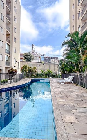 Apartamento à venda com 56m², 2 quartos e 1 vagaÁrea comum - Piscina