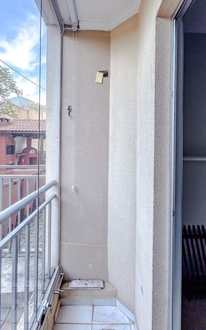 Apartamento à venda com 56m², 2 quartos e 1 vagaVaranda