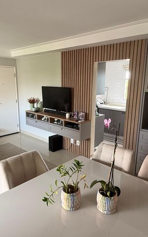 Apartamento à venda com 82m², 3 quartos e 3 vagas Apartamento à venda com 82m², 3 quartos e 3 vagasSala