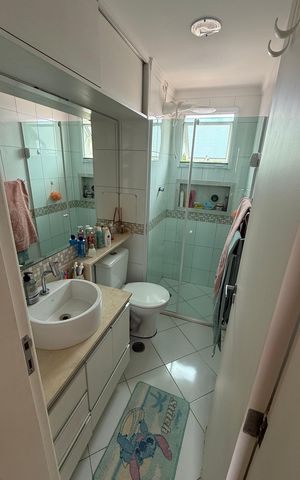 Apartamento à venda com 82m², 3 quartos e 3 vagas Apartamento à venda com 82m², 3 quartos e 3 vagasBanheiro