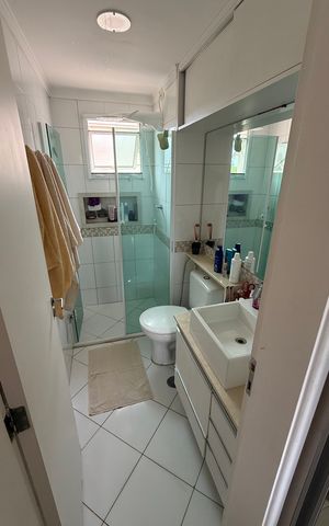Apartamento à venda com 82m², 3 quartos e 3 vagas Apartamento à venda com 82m², 3 quartos e 3 vagasBanheiro