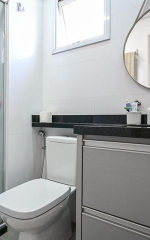 Apartamento à venda com 90m², 3 quartos e 2 vagasBanheiro Suíte 