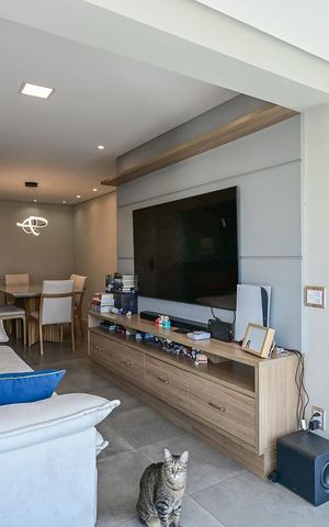 Apartamento à venda com 90m², 3 quartos e 2 vagasVaranda