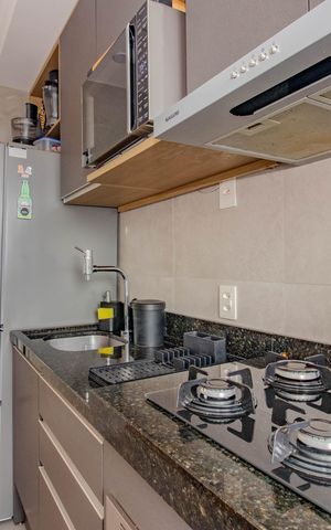 Apartamento à venda com 67m², 2 quartos e 1 vaga Apartamento à venda com 67m², 2 quartos e 1 vagaCozinha e Área de Serviço