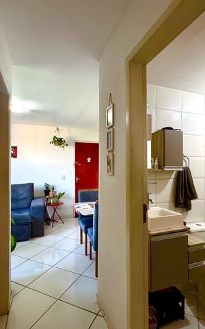 Apartamento à venda com 44m², 2 quartos e 1 vaga