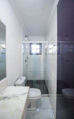 Casa para alugar com 300m², 3 quartos e 4 vagasBanheiro da Suíte