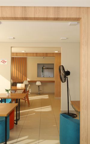 Apartamento à venda com 33m², 2 quartos e sem vagaÁrea comum - Salão de festas