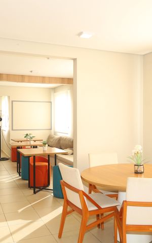 Apartamento à venda com 33m², 2 quartos e sem vagaÁrea comum - Salão de festas