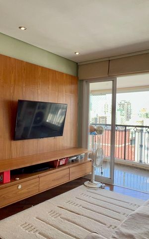 Apartamento à venda com 105m², 2 quartos e 2 vagas Apartamento à venda com 105m², 2 quartos e 2 vagasSala de TV