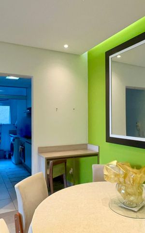 Apartamento à venda com 56m², 2 quartos e 2 vagas Apartamento à venda com 56m², 2 quartos e 2 vagasSala de Jantar