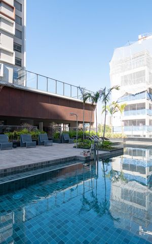Studio para alugar com 27m², 1 quarto e sem vaga Studio para alugar com 27m², 1 quarto e sem vagaPiscina