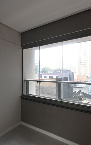 Studio para alugar com 27m², 1 quarto e sem vagaVaranda