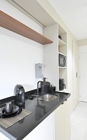 Studio para alugar com 27m², 1 quarto e sem vagaCozinha