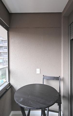 Studio para alugar com 27m², 1 quarto e sem vagaVaranda