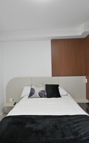 Studio para alugar com 27m², 1 quarto e sem vagaSala/Quarto