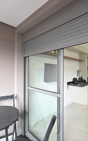 Studio para alugar com 27m², 1 quarto e sem vagaVaranda