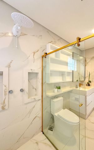 Apartamento para alugar com 180m², 3 quartos e 1 vagaBanheiro da Suíte