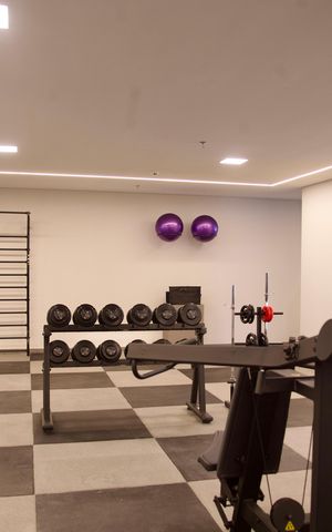 Studio para alugar com 25m², 1 quarto e sem vaga Studio para alugar com 25m², 1 quarto e sem vagaAcademia