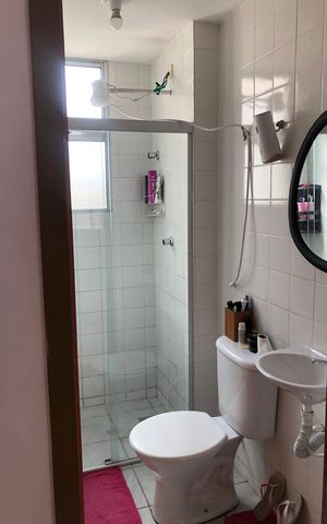 Apartamento à venda com 46m², 2 quartos e sem vaga Apartamento à venda com 46m², 2 quartos e sem vagaBanheiro