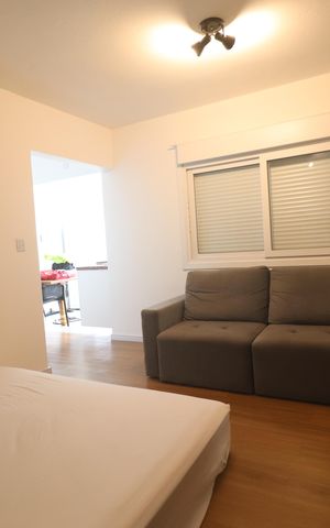 Studio à venda com 37m², 1 quarto e 1 vagaSala/Quarto 